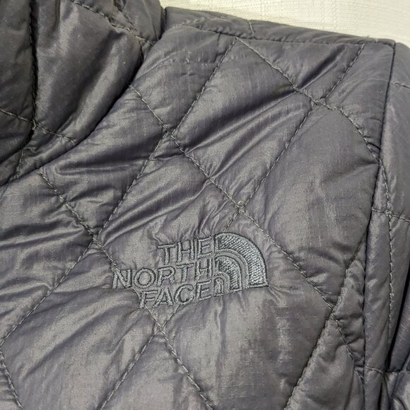 THE NORTH FACE Women's Transit Quilted Down Parka Jacket Long Size XS Gray - Picture 3 of 15